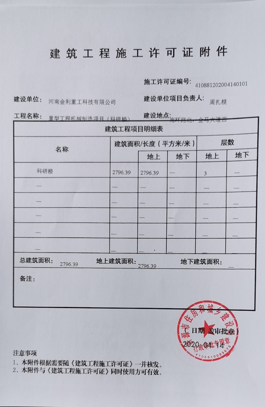 河南金利重工科技有限公司建筑工程施工许可证.jpg2.jpg